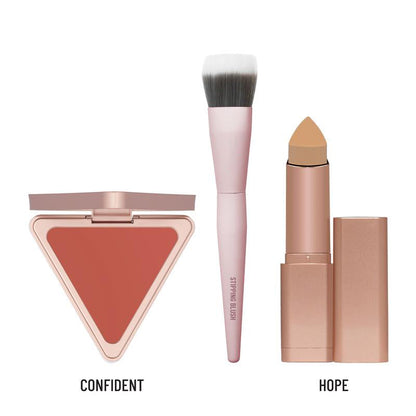 The Art of Definition: A Curated Bronzer, Blush & Brush Set