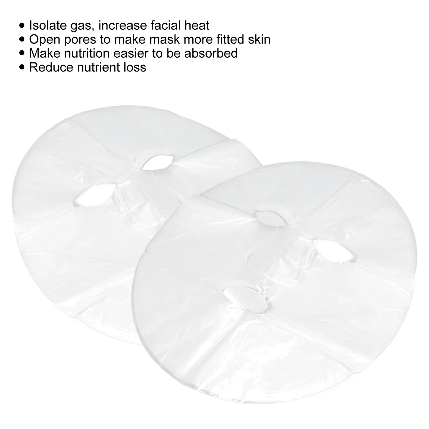 100pcs Facial Mask DIY Preservative Film Disposable Prevent Evaporation Moisture Retention Face Mask Wrapped Paper